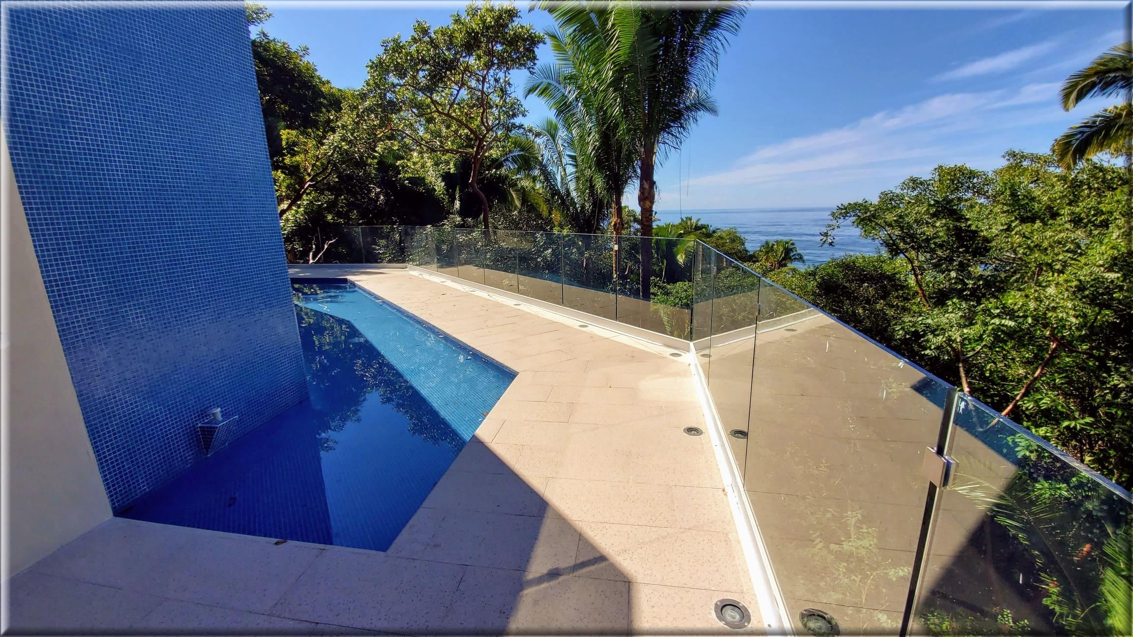 Kid's swimming pool and walkway balcony